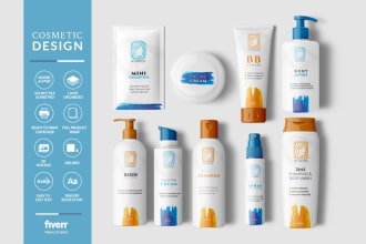 do innovative cosmetic packaging, labels, bottle designs