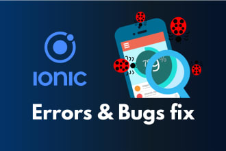 debug and fix errors in ionic capacitor cordova apps