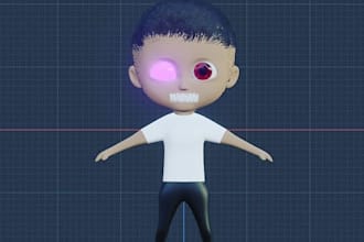 be creating low poly 3d characters objects and terrains
