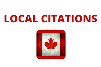 do manual local citation submissions for canada
