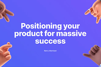 write positioning for your product or startup