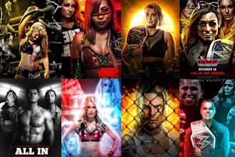 create pro wrestling poster for your promotion