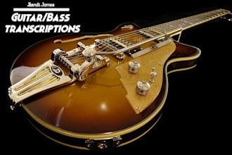transcribe guitar or bass parts for you