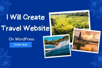 build a travel tour website
