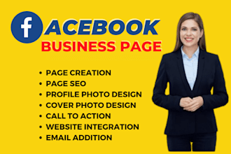 do facebook business page creation, fan page setup, banner