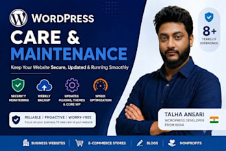 do monthly wordpress website maintenance