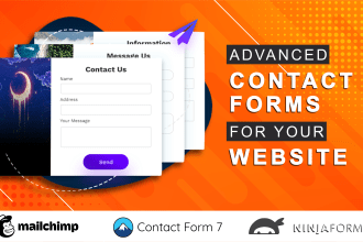 create, fix bugs and customize website forms and input fields