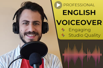 record a male english voice over with latinamerican accent