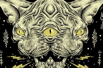 draw animal character artwork