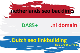 do 15 dutch seo backlinks da85 netherland contextual link building google rank