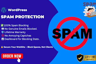 add wordpress spam protection to stop spam emails from forms