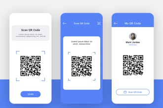 develop qr code generator or scanner for android and ios