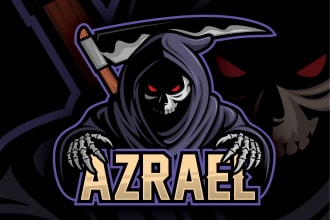 design gaming mascot logo for esports, youtube and others