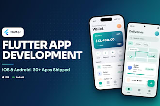 be your flutter developer for flutter app development and mobile app