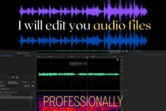 clean and repair your audio