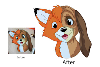 create digital art, vector art, t shirt design, logo design, and vector tracing