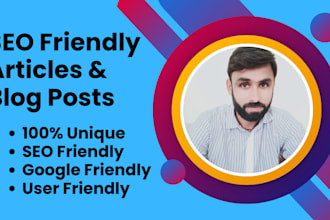 write SEO friendly articles and blog posts for your blog