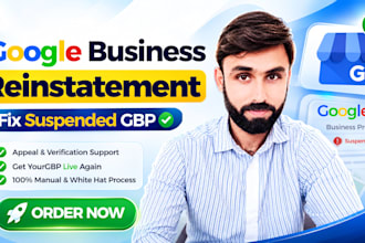 do google business reinstatement and fix suspended gmb profiles
