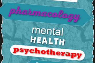 write microbiology, biology, health and mental health
