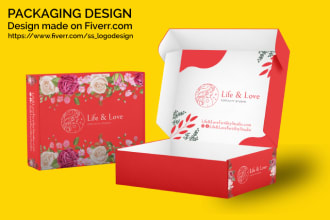 do subscription box, mailer box, and product packaging box design with 3d mockup