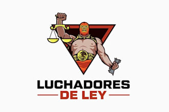 create attorney, law and judgement logo for you