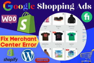 create google shopping ads, feed and merchant center resolve issues