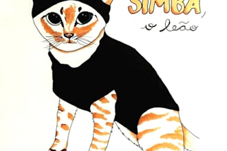 draw a cute illustration of your cat