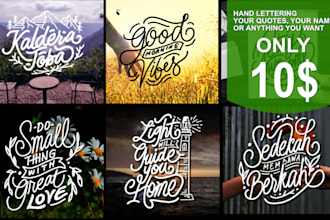 hand drawn monoline lettering,typography, with vintage retro