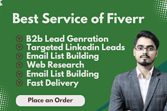 do b2b lead generation, business leads, email list building