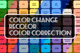 do color changes and color correction