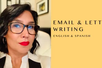 write a business or personal letter, or email