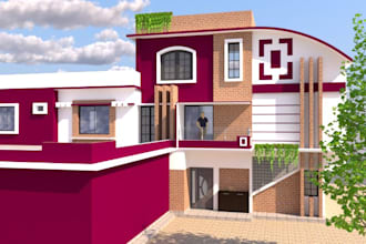 do 3d modeling and rendering  for you at your budget