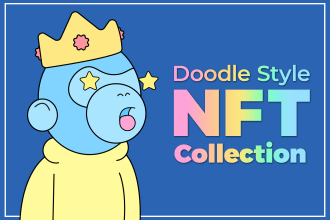design doodle nft art collection with upto 10k nfts