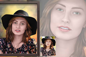 make digital realistic portrait art oil painting style