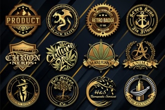 design business logo, badge, sticker, patch