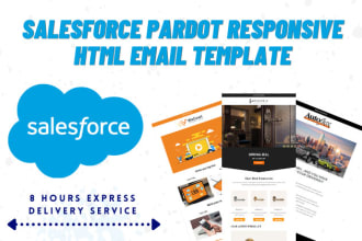 design salesforce pardot html responsive email template