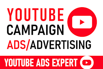 professionaly setup youtube ads campaign for you