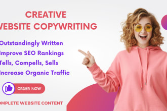 write catchy SEO website content and website copywriting that converts
