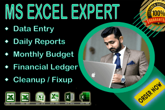 create and fix any excel formula and macros