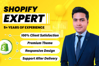 create responsive shopify website design, shopify store design
