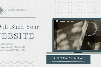 do web development in frontend using react and nextjs