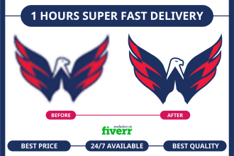 remake, recreate, vector conversion, fix, restore, clone any logo