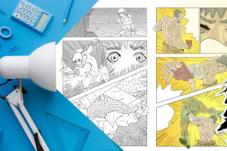 create a manga page for you