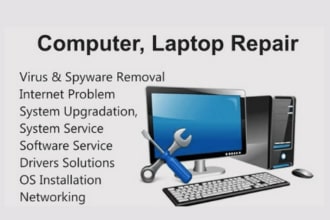 repair, fix, troubleshoot windows, desktop, laptop, mac pc remotely