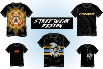 create unique streetwear design for your brand