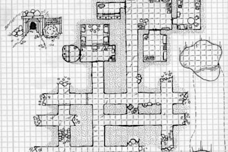 draw custom dungeons and dragons maps in a homey style