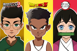turn your photo to anime style and cartoon