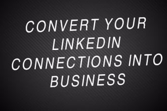 send a message to your 1st degree linkedin connections