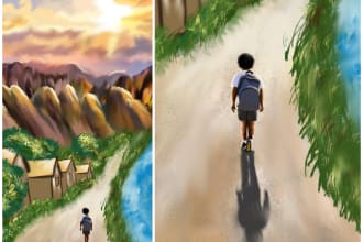 be african childrens book illustrator, freelance graphic designer