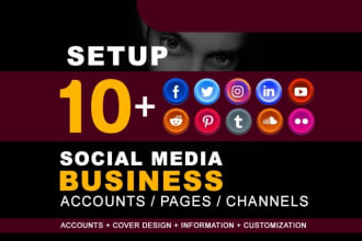 set up your business social media pages